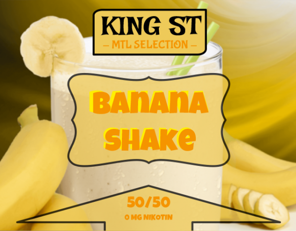 KING ST. Banana Shake Shortfill