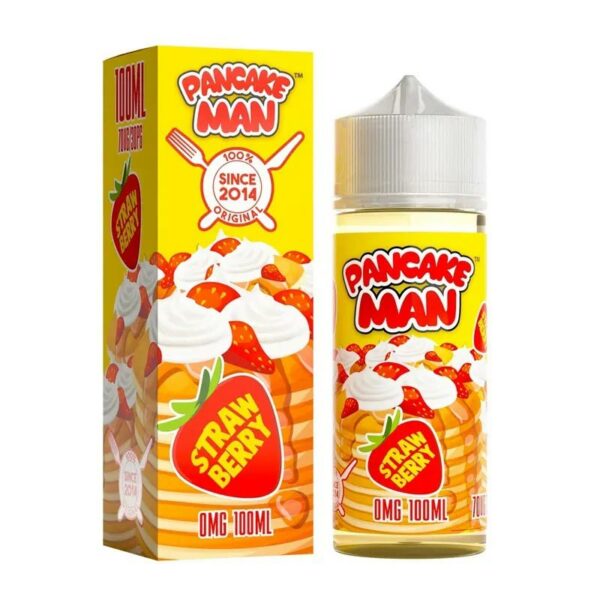 Pancake Man Strawberry 100ml Shortfill