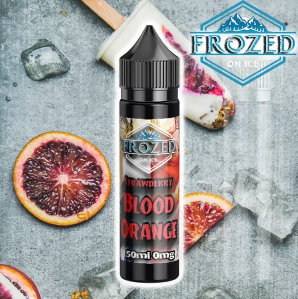 FroZed Strawberry Blood Orange On Ice 50ml Shortfill vejp ejuice blodapelsin cooling
