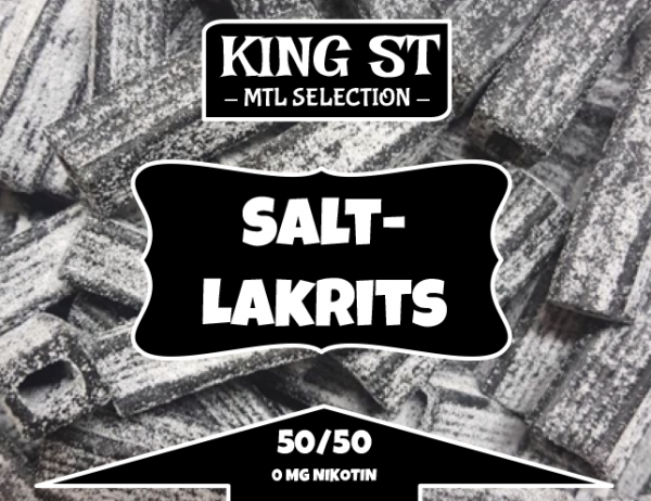 KING ST. Vapors Saltlakrits Shortfill