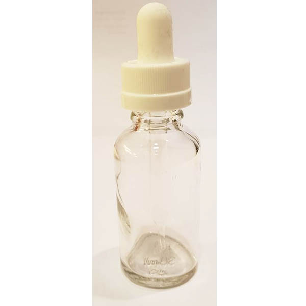 Liquid Glass Bottle with Pipette 30ml