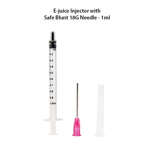 E-juice Injector with Safe Blunt 1ml