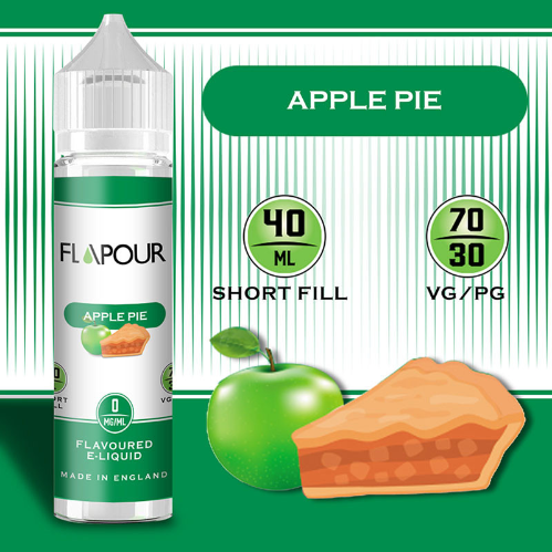 Flapour Apple Pie E-Liquids, Shortfill, MTL Shortfills