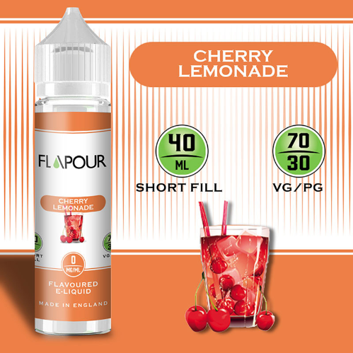 Flapour Cherry Lemonade Shortfill E-Liquids, Shortfill, MTL Shortfills