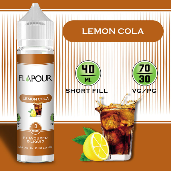 Flapour Lemon Cola, E-Liquids, Shortfill, MTL Shortfills