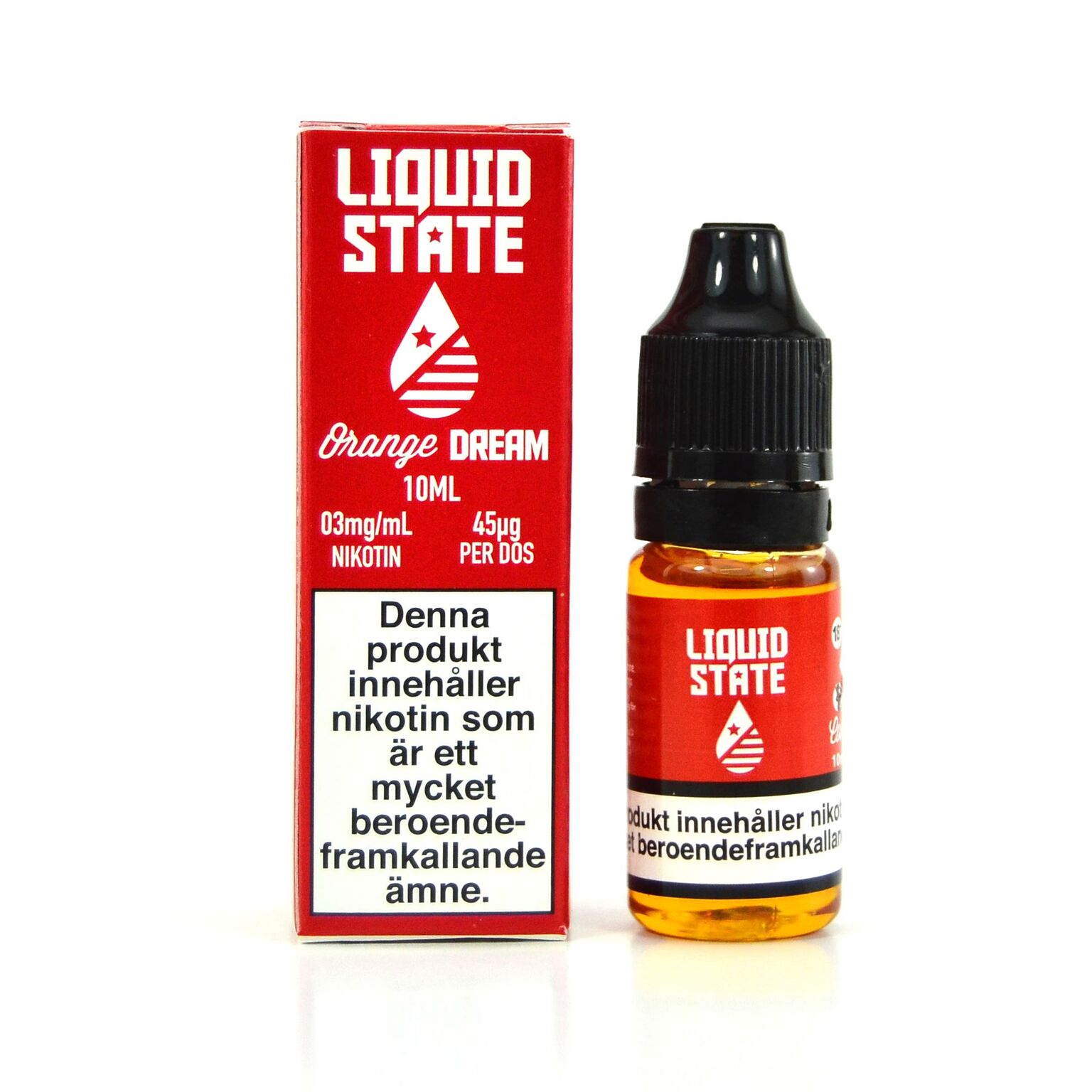 Liquid State Orange Dream ejuice with nicotine