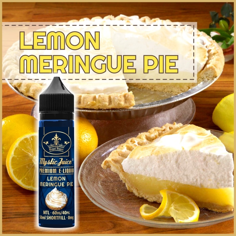 Mystic Juice Lemon Meringe Pie E-Liquids, Shortfill, MTL Shortfills
