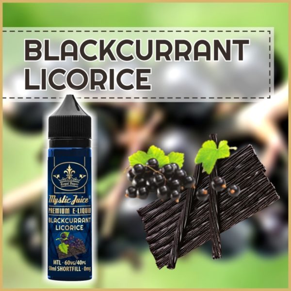 Mystic Juice Blackcurrant Liqorice Shortfill 50ml