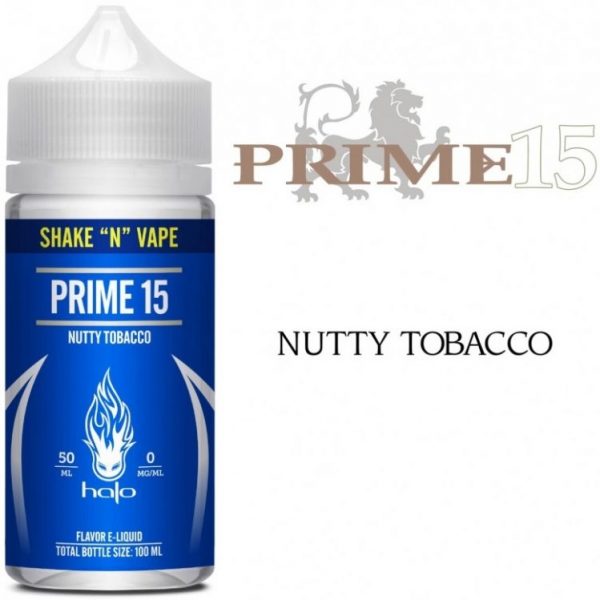 Halo Prime 15 Nutty Tobacco Shortfill