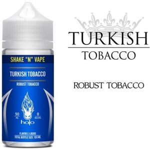 Halo Turkish Tobacco 0mg nicotine Shortfill