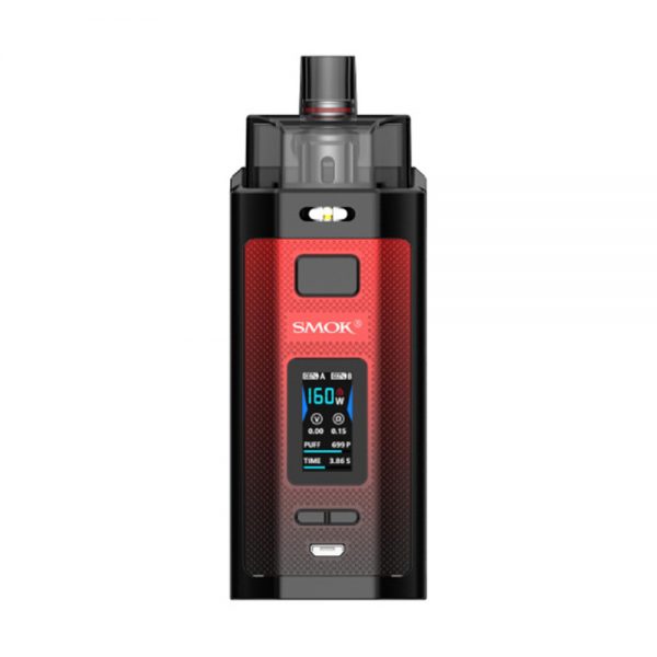 SMOK RPM160 Dual-18650 Pod Kit röd kolfiber