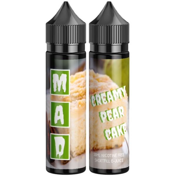 The Mad Scientist Creamy Pear Cake - Bakery E-Juice - se.ismokeking.se