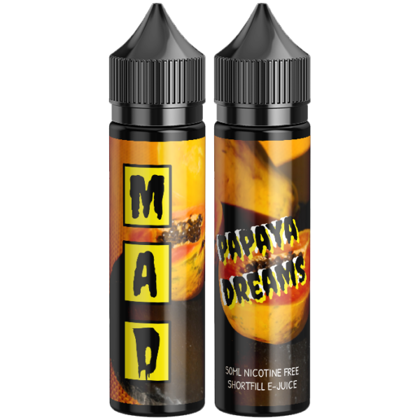 The Mad Scientist Papaya Dreams - Fruit E-juice Shortfill - se.ismokeking.se