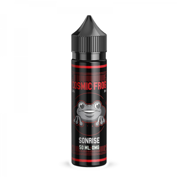 Cosmic Frog Sonrise is an attempt to copy various popular e-liquids. Flavour profile: Hawaiian drink with passion fruit, kiwi and pineapples.