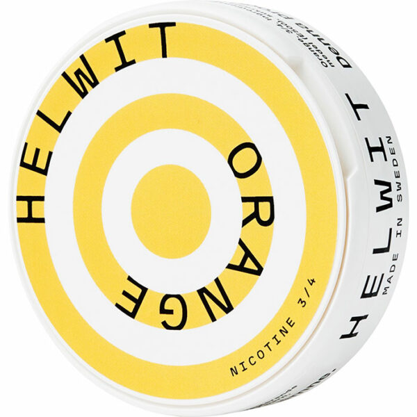 Helwit tobaksfria nikotinpåsar Orange apelsin snus