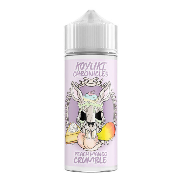 Koyuki Vapor Chronicles Peach Mango Crumble 100ml Shortfill vape ejuice