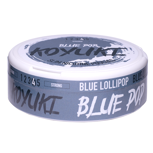 KOYUKI's All White Nikotinpåsar - BLUE POP (Stark)