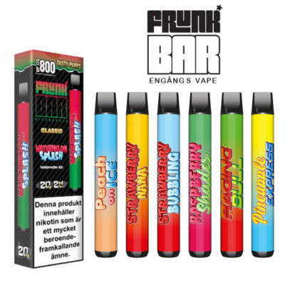 Frunk Bar Engångs Vape (800 Puffar) - iSmokeKing.se