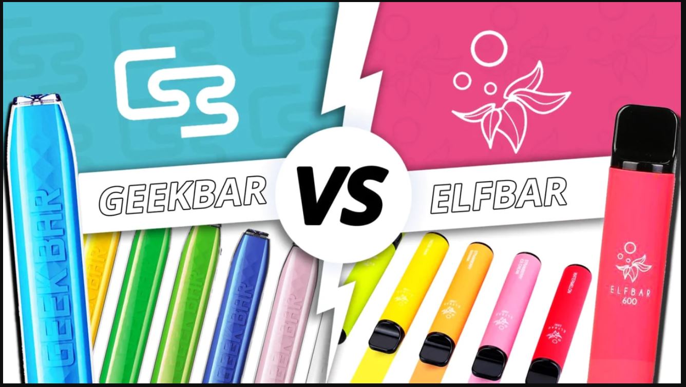 Geek bar vs elf bar engangs vape