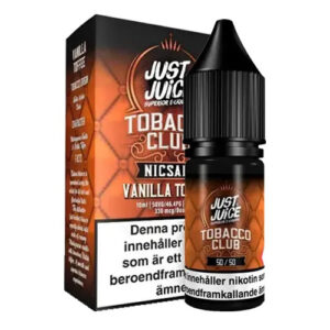 Just Juice Vanilla Toffee Tobacco 10ml 14mg Nikotinsalt