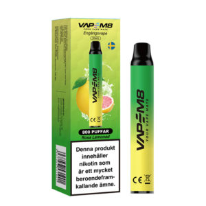 VapeM8-VM800-engangs-vape-20mg-rosa-lemonad