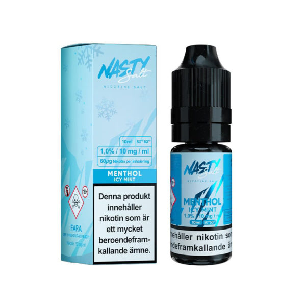 Nasty-Salt-Menthol-10-mg nikotinsalt e-juice mint mentol