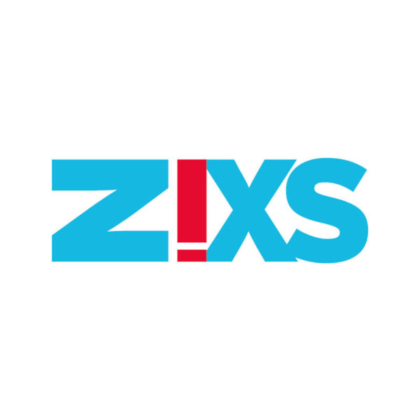 Zixs logo blå-röd