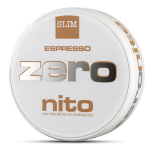 Zeronito Slim Espresso all white nikotinfri snus
