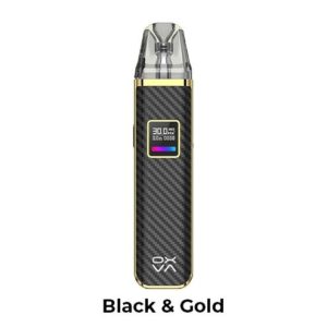 Oxva Xlim pro vape pod kit black and gold