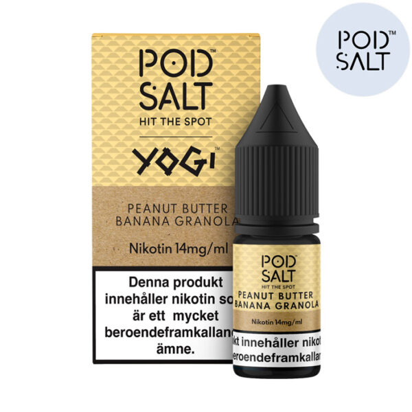 Pod Salt Yogi Peanut Butter Banana (Nikotinsalt) 14mg 10ml