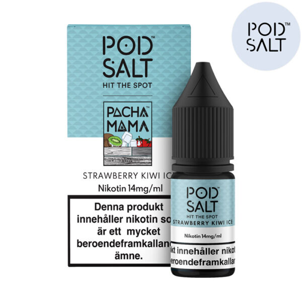 Pod Salt Pacha Mama Strawberry Kiwi Ice (Nikotinsalt) 14mg 10ml