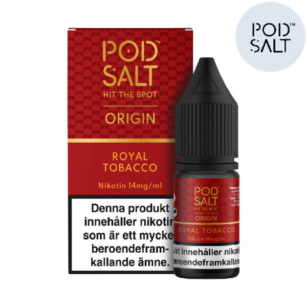 Pod Salt Origin - Royal Tobacco (Nikotinsalt) 14mg 10ml