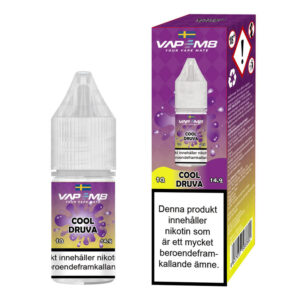 VapeM8 E-Juice - Cool Druva 10ml 14.9mg Nikotinsalt