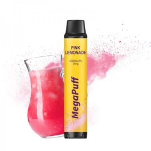 Mega puff-engångs-vape 3000 puffs-pink-lemonade
