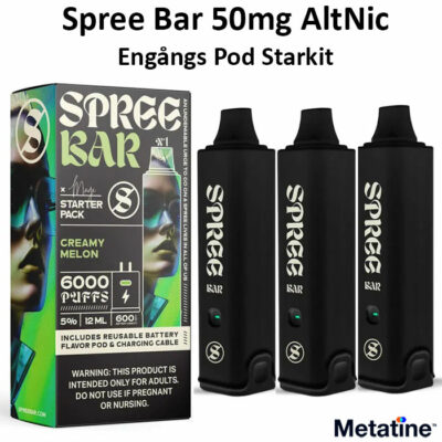 Spree-Bar-Startkit-AltNic-Engangs-Vape-50mg