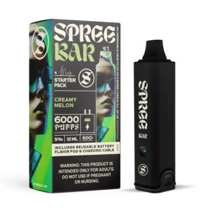 Spree-Bar-Startkit-Creamy-Melon-6000-Bloss-50mg