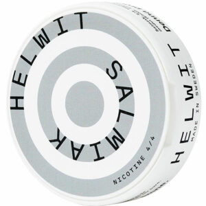 HELWIT Nikotinpåsar - Salmiak vitt snus lakrits smak