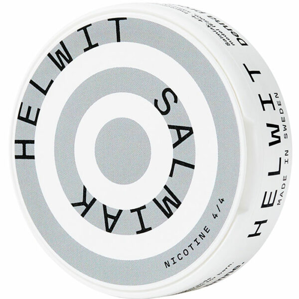 HELWIT Nikotinpåsar - Salmiak vitt snus lakrits smak