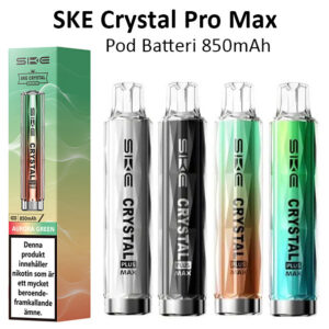 SKE Crystal Max Pro Pod Batteri 850mAh