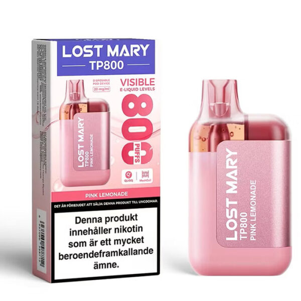 Lost-Mary-TP800-20mg-vape-pink-lemonade