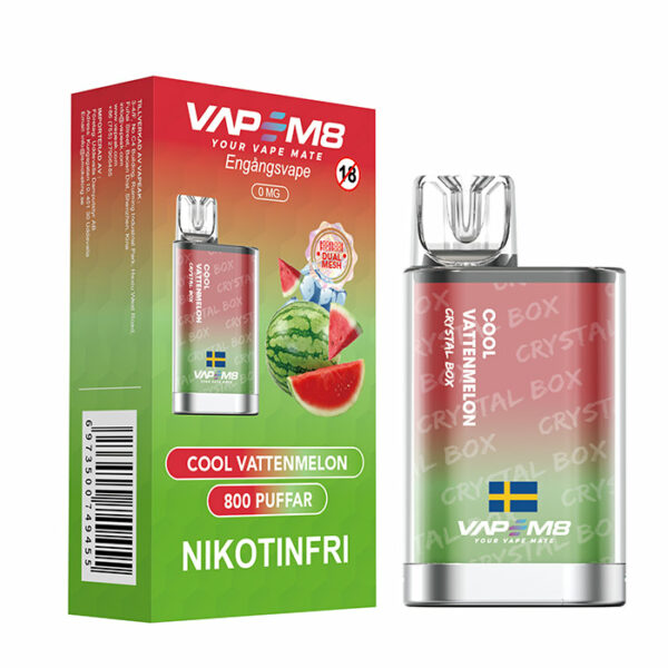 VapeM8-Crystal-Box-0mg-RY4-Cool-Vattenmelon