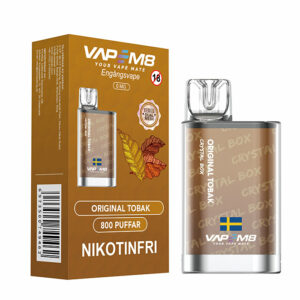 VapeM8-Crystal-Box-0mg-RY4-Orginal-Tobak