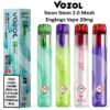 Vozol-Neon-V2-engangs-vape-20mg-mesh-front-sv