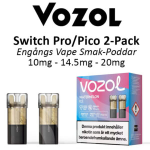 Vozol-Switch-Pod-2-Pack-Sverige-ismokeking ersättningspoddar