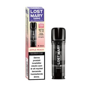Apple-Peach 20mg 2p lost mary tappo pod