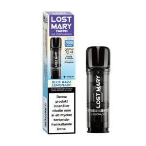 Blue-Razz-Lemonade 20mg 2p lost mary tappo pod