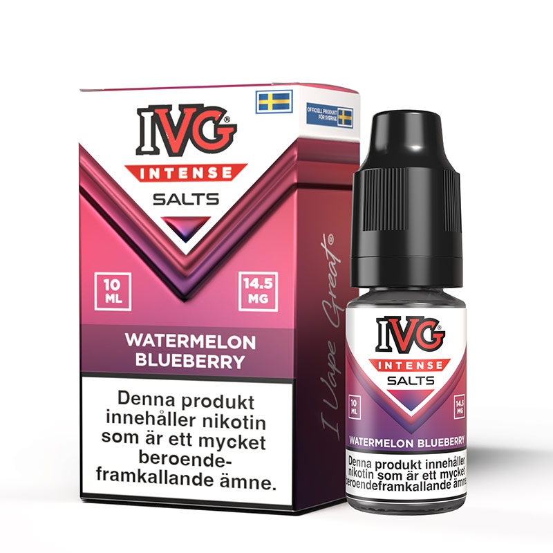 IVG Intense Salts Watermelon Bubblegum 10ml 14.5mg