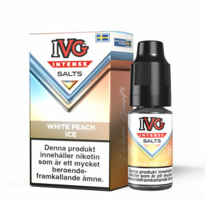 IVG Intense Salts White Peach Ice 10ml 14.5mg