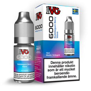 IVG Salt 6000 Bubblegum Berry Wave 10ml 14.5mg