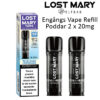 Lost-Mary-Tappo-refill-poddar 2st 2ml 20mg